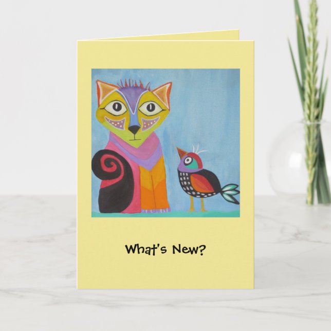 Whats New? Note Card (Front)