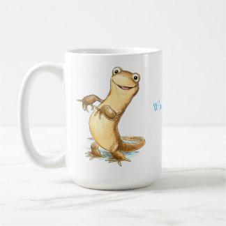 "What's newt?" Salamander mug
