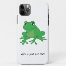What's so great about that Frog on an