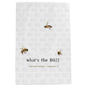 What's the Buzz Honey Apiary Tote Bag with bees