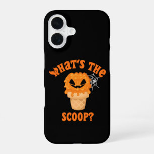 What's The Scoop Gender Reveal Halloween Ice Cream iPhone 16 Case