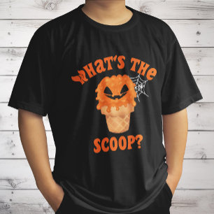 What's The Scoop Gender Reveal Halloween Ice Cream T-Shirt