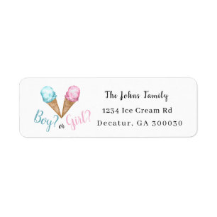 What's the scoop return address label.