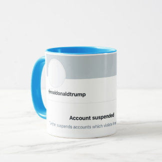 What's the Tea? Trump Banned from Twitter Mug