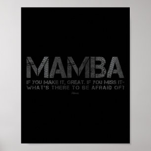 What's There To Be Afraid Of_ Basketball Court Mot Poster