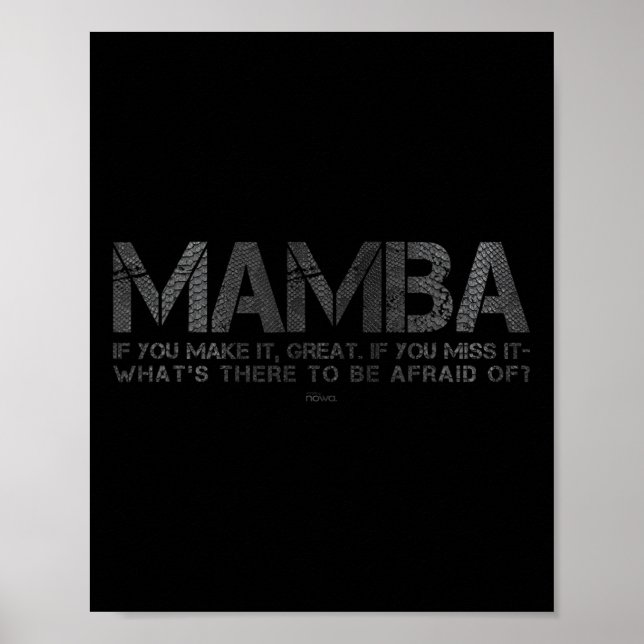 What's There To Be Afraid Of_ Basketball Court Mot Poster (Front)