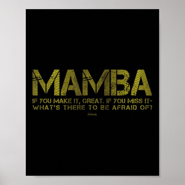 What's There To Be Afraid Of_ Basketball Court Mot Poster (Front)