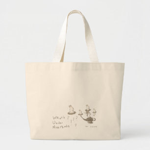 Whats Under Meerkats Large Tote Bag