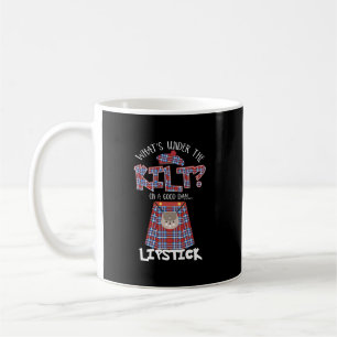 What's Under The Kilt On a Good Day Lipstick Funny Coffee Mug