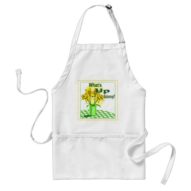 Whats Up Buttercup Standard Apron (Front)