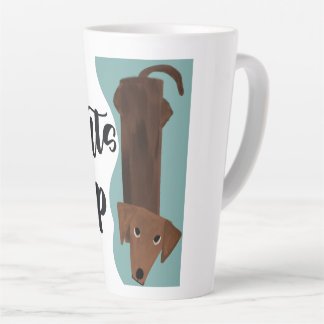 Whats Up By Nadi Latte Mug