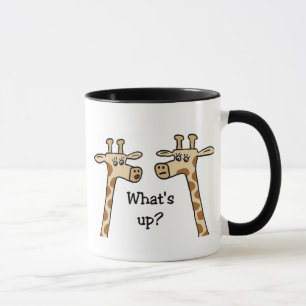 What's up? Giraffe mug