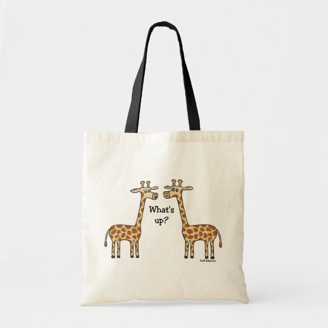 What's up? Giraffe totebag Tote Bag (Front)