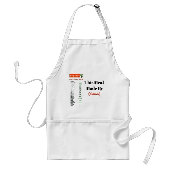 What's Your Elf Name? Apron (Front)