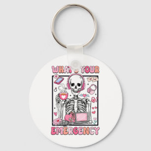 What's Your Emergency Valentines Day 911 Dispatche Keychain