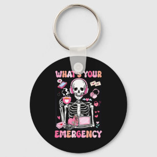 What's Your Emergency Valentines Day 911 Dispatche Keychain