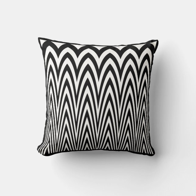 What's Your Point Optical Square Throw Pillow (Front)
