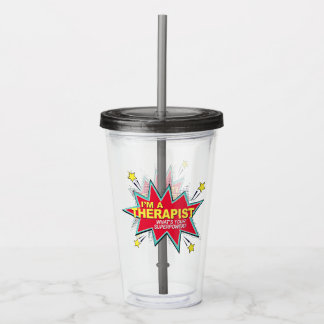 What's Your Superpower - I'm A Therapist Acrylic Tumbler
