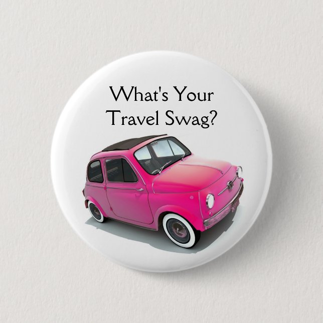 What's Your Travel Swag? GeoSwag Pin (Front)