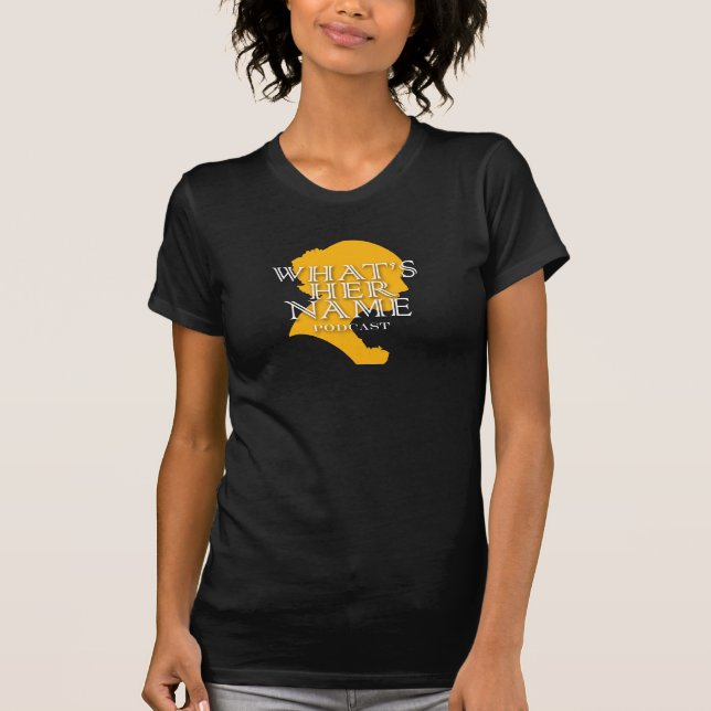 What'sHerName Logo shirt - Black (Front)
