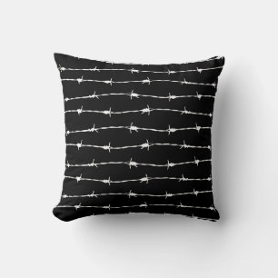 WHC - Barbed Wire Throw Pillow