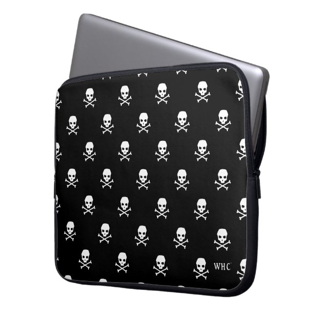 WHC - Skull Laptop Sleeve (Front Left)