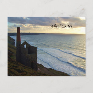 Wheal Coates Mine Cornwall England Postcard