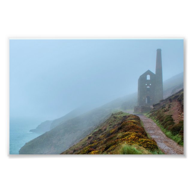 Wheal Coates Tin Mine. Photo Print (Front)