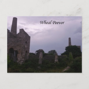 Wheal Peevor Mine Cornwall England Postcard