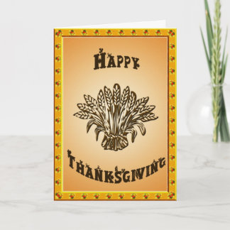 Wheat 2 holiday card