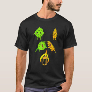 Wheat Beer Hops Fusion Beer For Beer Drinker T-Shirt