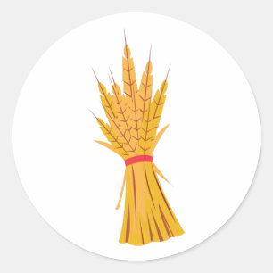 Wheat Bundle Classic Round Sticker