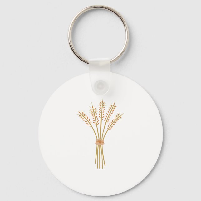 Wheat Bundle Keychain (Front)