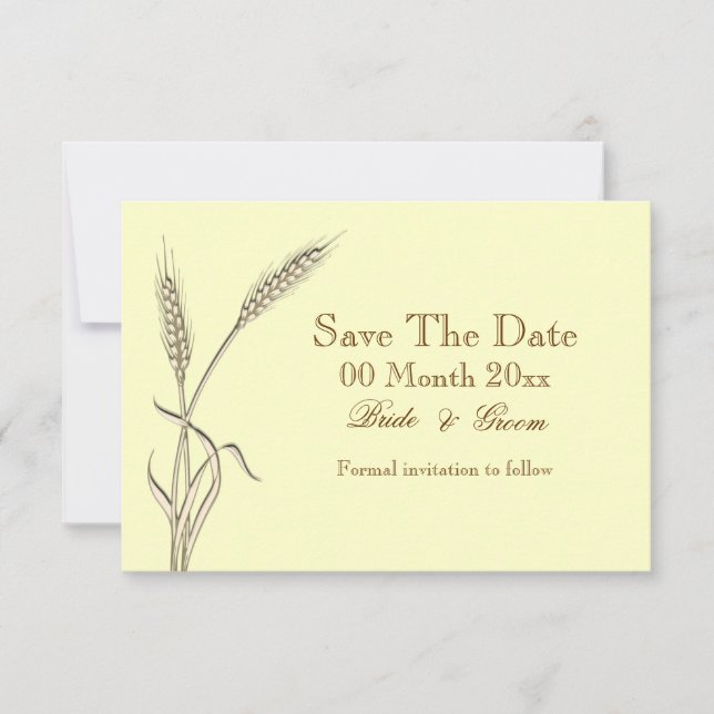 Wheat country save the date #2 (Front)