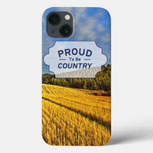 Wheat Field After Harvest iPhone 13 Case