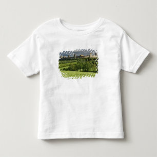 Wheat field and distant Monteriggioni, in the Toddler T-shirt