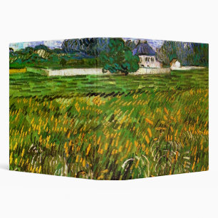 Wheat Field at Auvers by Vincent van Gogh Binder