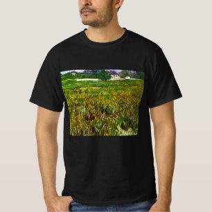 Wheat Field at Auvers by Vincent van Gogh T-Shirt