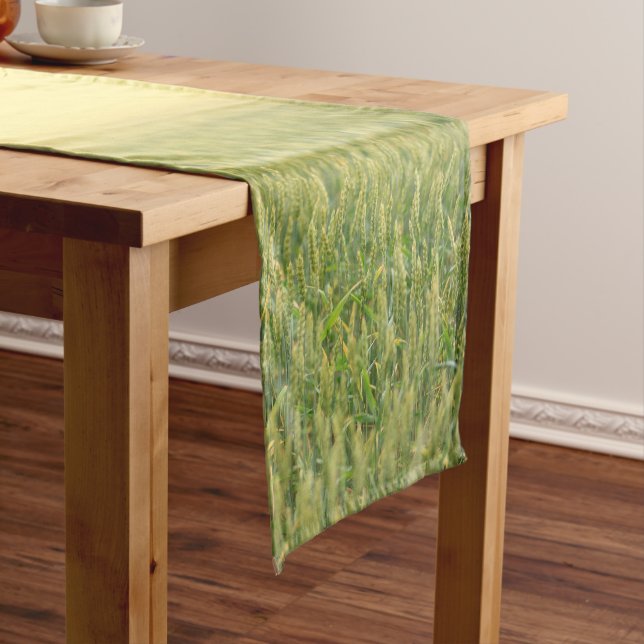 Wheat Field Grass Meadow Short Table Runner (In Situ)