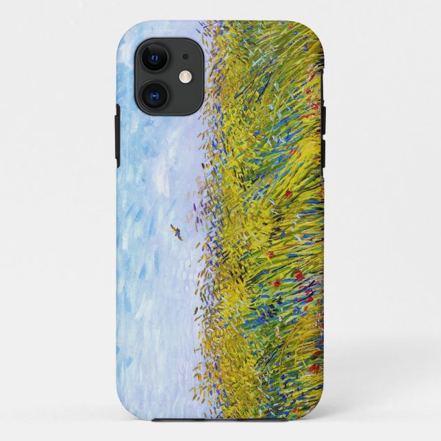 Wheat Field with a Lark by Vincent Van Gogh Case-Mate iPhone Case (Back)