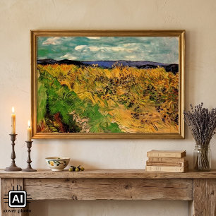 Wheat Field with Cornflowers by Vincent van Gogh Poster