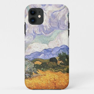 Wheat Field with Cypress by Van Gogh. iPhone 11 Case