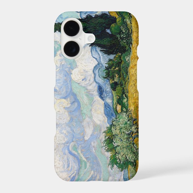 Wheat Field with Cypresses (Back)