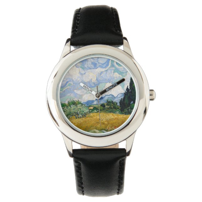 Wheat Field with Cypresses Watch (Front)