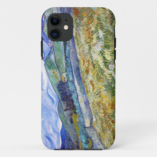 Wheat Field with Mountains in the Background Case-Mate iPhone Case (Back)