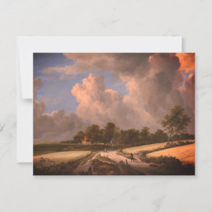 Wheat Fields by van Ruisdael:  Postcard