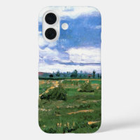 Wheat Fields with Haystacks by Vincent van Gogh