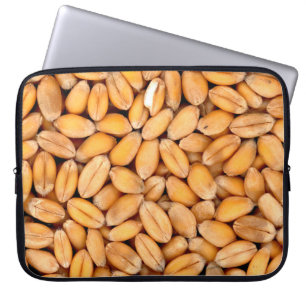Wheat grains food cereals laptop sleeve