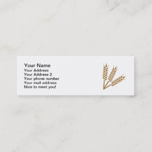 Wheat Mini Business Card