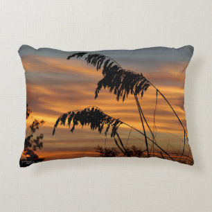 Wheat ornamental grass sunrise Pillow